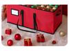 Foldable Oxford Cloth Christmas Ornament Storage Box with 128 Compartments