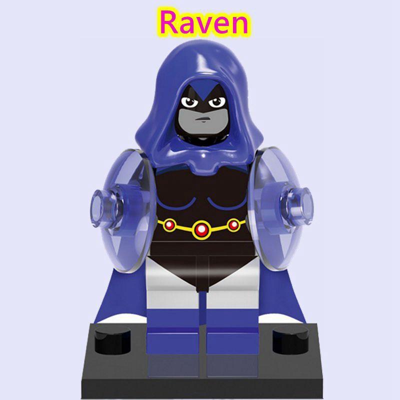 Teen Titans Nightwing Robin Arkham Knight Compatible with Marvel Minifigures Toy DC Movie Riddler Black Flash Building Blocks Educational Toys