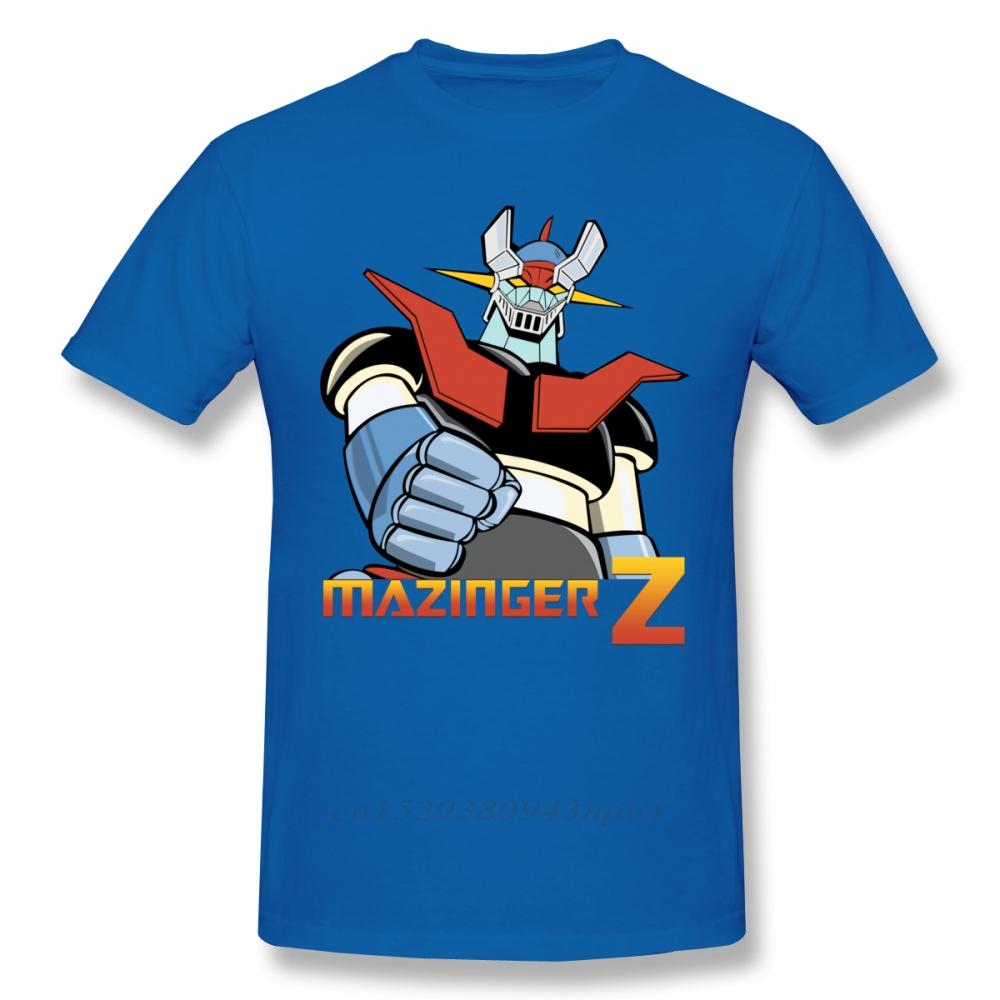 Cool Mazinger Z Robot T Shirt For Man New Short Sleeve Anime Oneck Tee Shirt High Street Vaporwave Fashion Mens Clothes