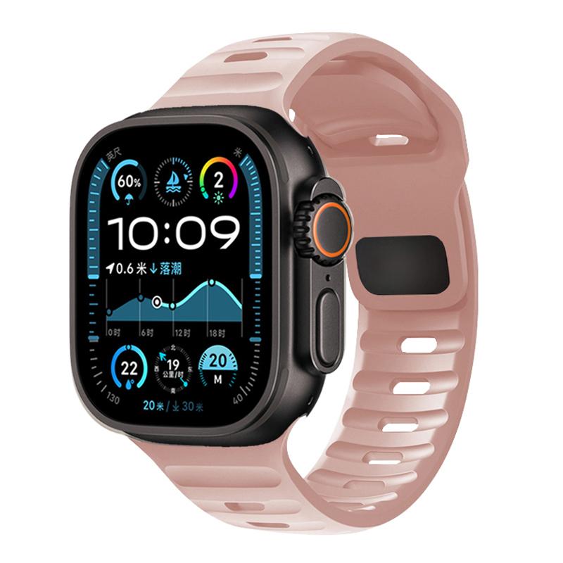 Armband für Apple Watch Band 44mm 49mm 45mm 46 42mm 40mm 41mm Sport Silikonarmband correa iwatch Serie 7 6 3 se 8 9 10 ultra 2