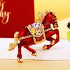 Horse Keychain Chinese New Year Charm Pendant Bag Backpack Hanging Decoration Inspiring Design Christmas