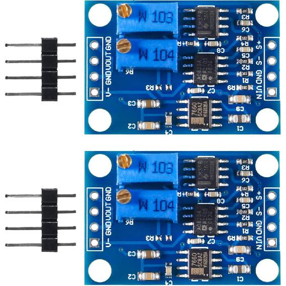 2pcs Voltage Amplifier Module AD620 Instrumentation Amplifier Module Signal Amplifier Module DC 3-12V High Precision