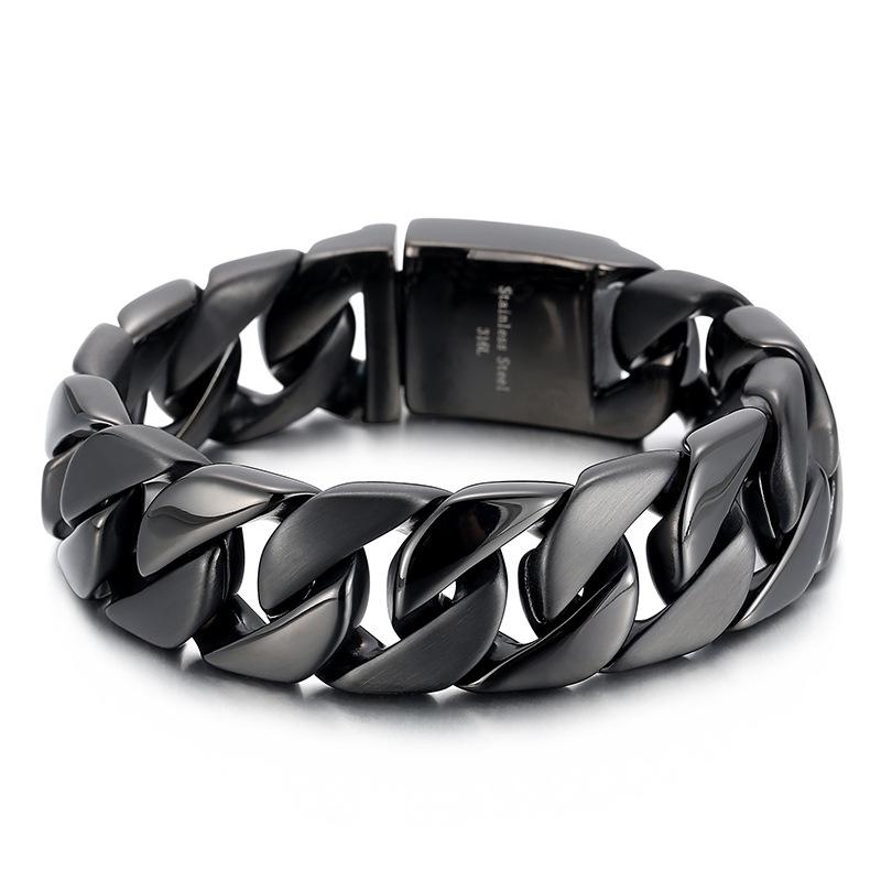 European and American Tide People Fashion Personality Simple and Elegant Men's Titanium Steel Bracelet
