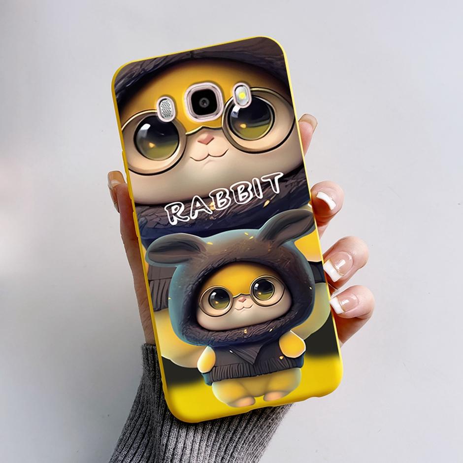 For Samsung Galaxy J7 2016 Novel Style Painting Back Cover Coque For Samsung Galaxy J7 2016 Cute CartoonThick Fashionable Shells