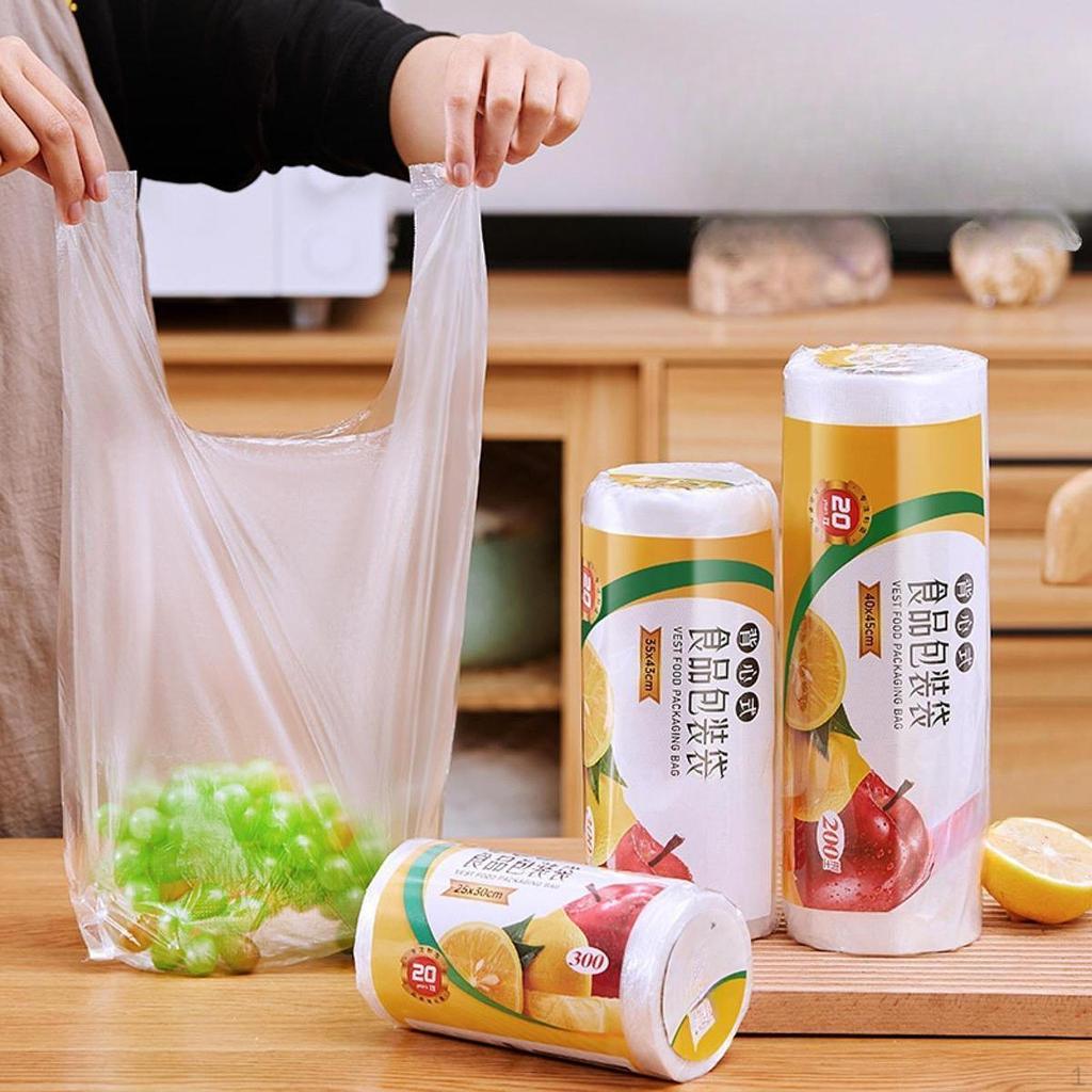 Produktbeutelrolle Lebensmittelaufbewahrung für Supermarkt Kühlschrank Obst