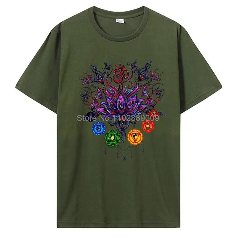 Rainbow Beautiful Mandala Tričko s grafickým potiskem Dámské Unisex tričko Cool Ležérní Bavlna Tričko s krátkým rukávem Harajuku Streetwear