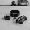 Motorcycle Instrument Bracket with Clamps CNCMachined Aluminum for Motorcyclists,