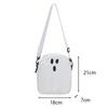Vintage Shoulder Underarm Bag Funny Devil Ghost Crossbody Bag Ladies Designer Nylon Zip Purses and Handbags For Women ARI