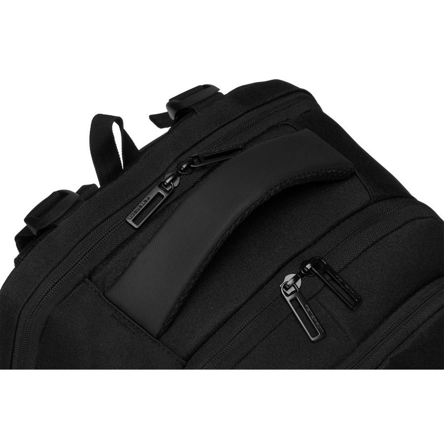 Großer schwarzer Reise-Laptop-Rucksack - Peterson