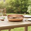 Pot with Double Handles Thickened Copper Handmade Cookware for Home Cooks,