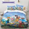 Digimon CharactersPattern Bedding Quilt Set  Home Decoration  Gift (1 * Duvet Cover + 2 * Pillowcase  Without Core)