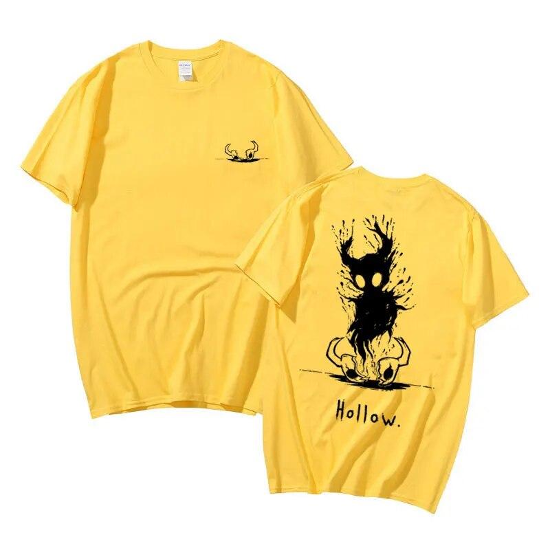 Männer Frauen Anime Lose T Shirt Spiel Hohl Void Hohl Ritter T-shirt Unisex Streetwear Unisex Mode Weiche Baumwolle Übergroßen T-shirts