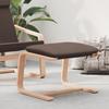 VidaXL Footrest Dark Brown 51x41x40 Cm Fabric 351067