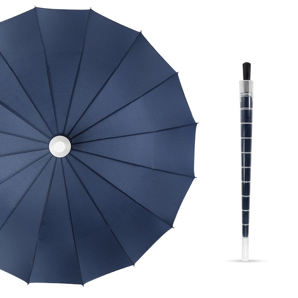 Long Handle Automatic Umbrellas 16 Ribs Rainbow Golf Umbrella Premium Large Sun Protection Outdoor Umbrella For Travel Camping