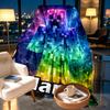 Custom Name Personalized Minecraft Print Blankets, Home Decor, Bedroom, Sofa, Camping, Couch, Gifts for Birthday Christmas