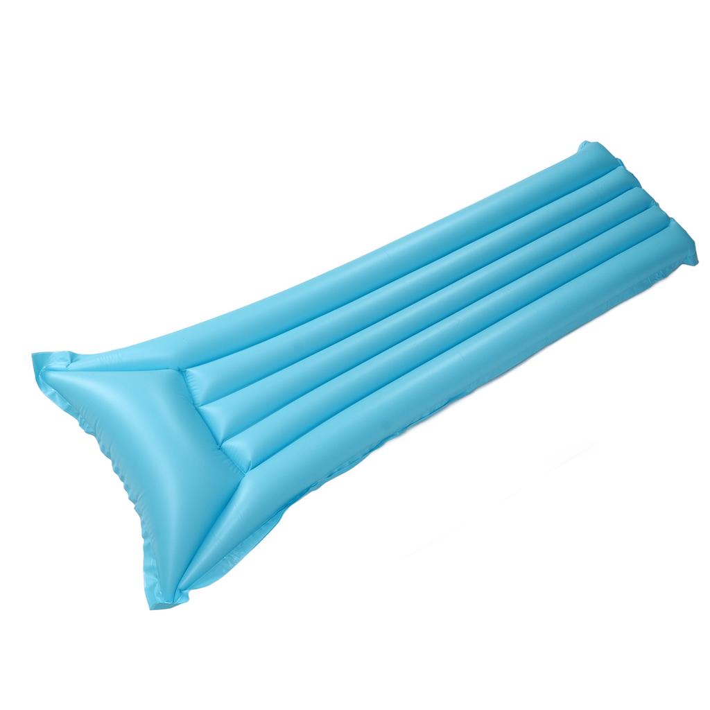 Aufblasbare Schwimminsel PVC Verdickt Freizeit Schwimmbett Cartoon Blau Einfarbig Kinder Wasser Aufblasbar