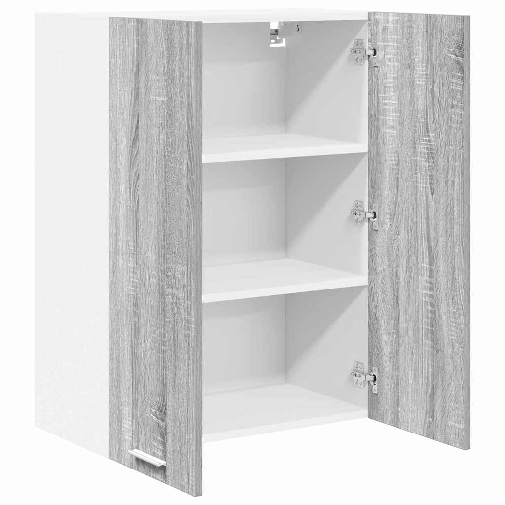 Hanging Cabinet Grey Sonoma 60 X 31 X 80 Cm Particleboard
