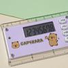 Mini Ruler Calculator 8-digit Measuring Ruler New Straightedge  Students