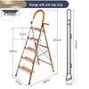 KODENOR Stainless Steel Folding 5-Step Ladder