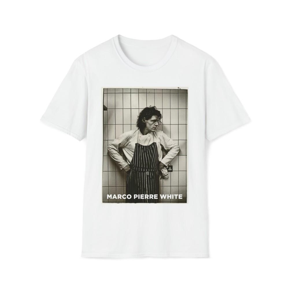 Марко Пьер Белая Рубашка Шеф-повар Еда Босс КОЗА Рамзи Готовка 90-е Ретро M