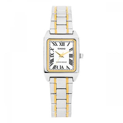 Ltp V007Sg 9budf  Ltp V007Sg 9b  Analog Square Sat Student Women S Metal Watch
