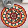 Round Carpet for Living Room Bed Room Floor Carpets Home Decor 3D Printed Rugs Anti-slip Mat