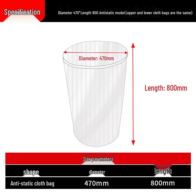 Industrial Dust Collection Filter Bag for Woodworking Vacuum Cleaners