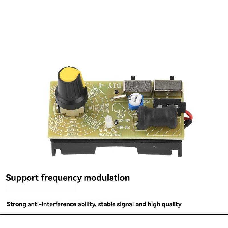 ABUO-FM/MW/SW Multi-Band Headphone Radio Module 87-108Mhz DIY Radio Kit For Teaching Production Learning