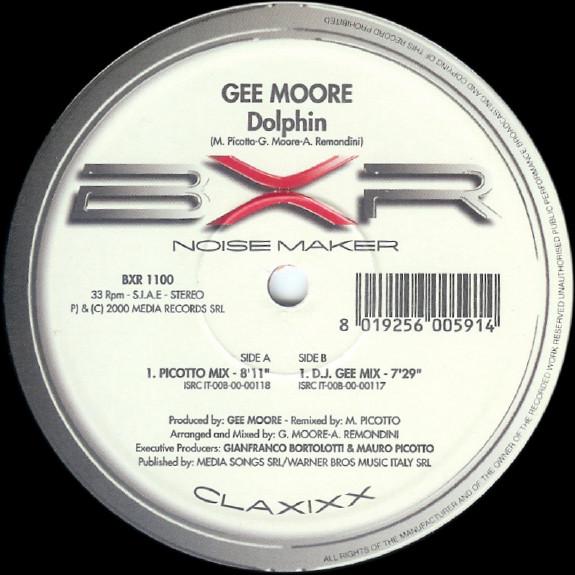 

12inch Record GEE MOORE - Dolphin BXR1100 BXR 2000 Italy Dance & Electronica Used