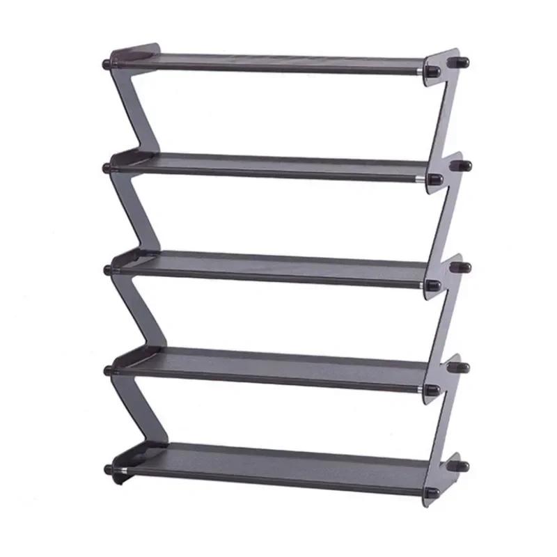 Creative Z-shaped Shoe Rack Simple Shoe Storage Device Multi-layer Assembly Shoe Rack Space Saving Shoe Cabinet Under The Table