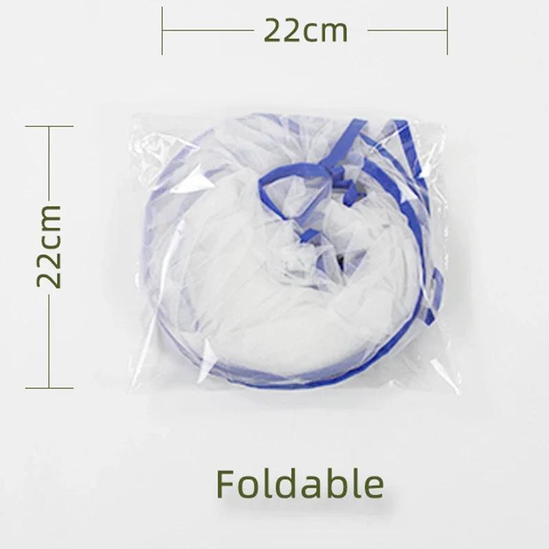 Head Face Protector Folding Mosquito Net Cover Encryption Anti-Mosquito Net for Trips Bed Sleeping Portable Single Mosquito Net