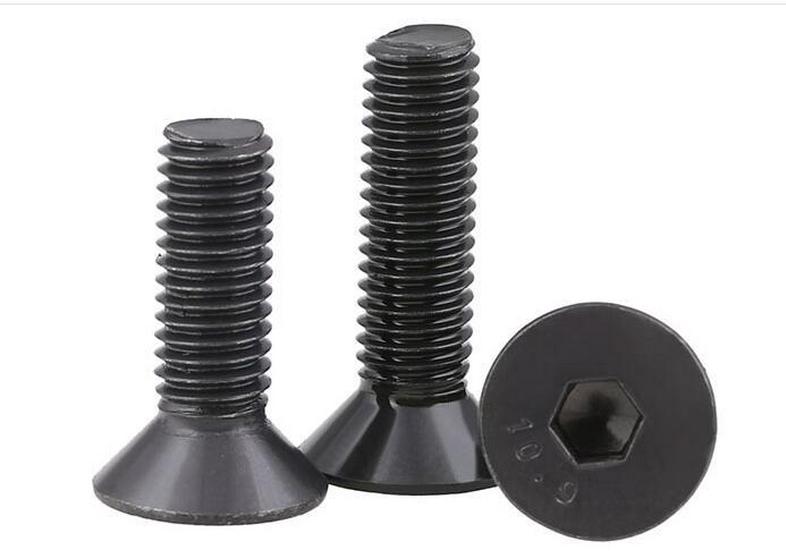 High-Strength Class 10.9 Flat Head Socket Cap Screws Bolts M2-M4