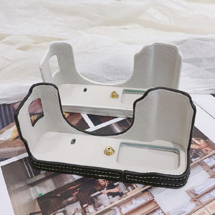 PU Leather Half Case Bag Travel Friendly for X100VI Ensuring Easy Operating and Secure Attachment