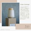 KATAZUKE Foam Soap Mino Ware Dispenser with Wooden Coaster 300ml Foam Mino Made In Japan Soap Dispenser Foam Ceramic Bathroom (Ivory)