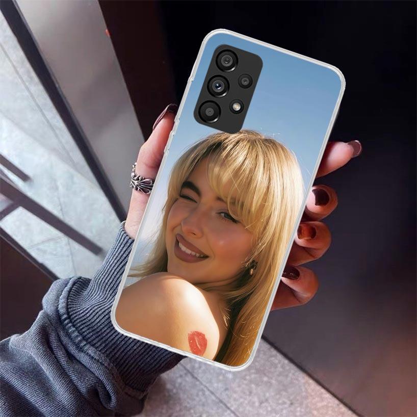 

CR66 S-Sabrina C-Carpenter Phone Case For Samsung Galaxy A12 A52S A42 A32 A22 A51 A50 Note 20 Ultra 10 S10 Plus A71 A70 A31 A30 Samsung A52S 5G