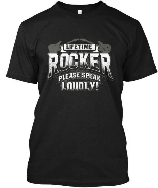 

Lifetime Rocker Please Speak Loudly TTshirt Made in the USA Size S to 5XL L