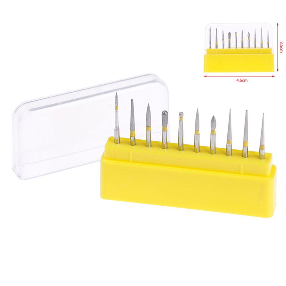 10Pcs of Dental  Bur High Speed FG-105 Ceramic / Polishing Drill
