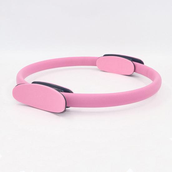 Pilates Ring Anti-slip Handle Pelvic Floor Muscle Trainer Thigh Workout Toner Elastic Resistance Band Pilates Circle Home Gym Fitness Equipment
