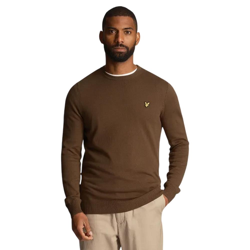 Lyle & Scott Mens Cotton Merino Crew Neck Sweater Top