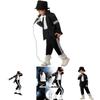 Mj Michael Jackson Cosplay Costume For Kids With Print For Stage Dance Performance