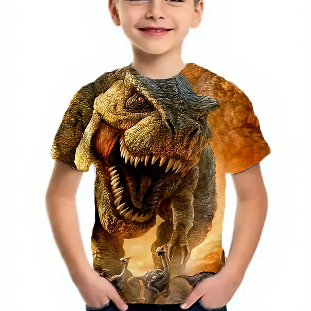 Skull 3D Printed Summer T-shirt Boys Girls Children's Clothing Short Sleeve T Shirt Kids Clothes Fashion Boy Tops Tees