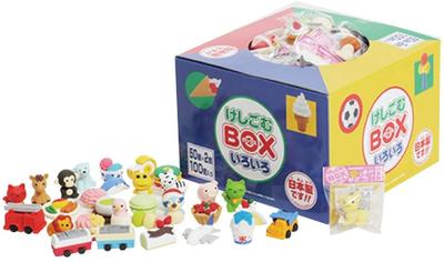 Keshigomu BOX 100 Different Items Types X 2 Total of 100 Pieces Made In Japan (50 Each)