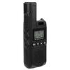 Handheld Mini Walkie Talkie 99-Channel Portable Long Range 2 Way Radio for Hotel  Black