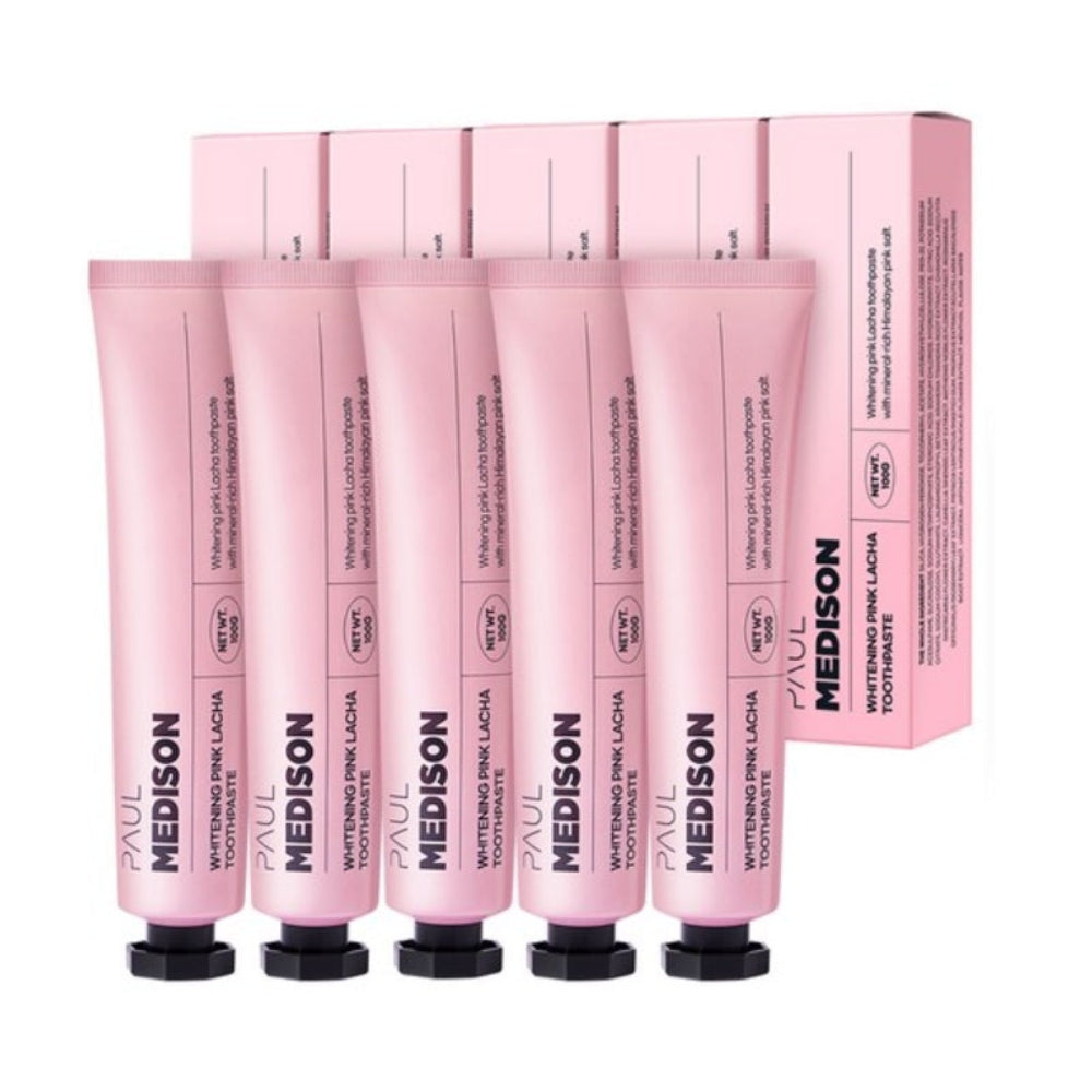Paul Medison Whitening Pink Lacha Toothpaste 100g*3Pcs/5Pcs