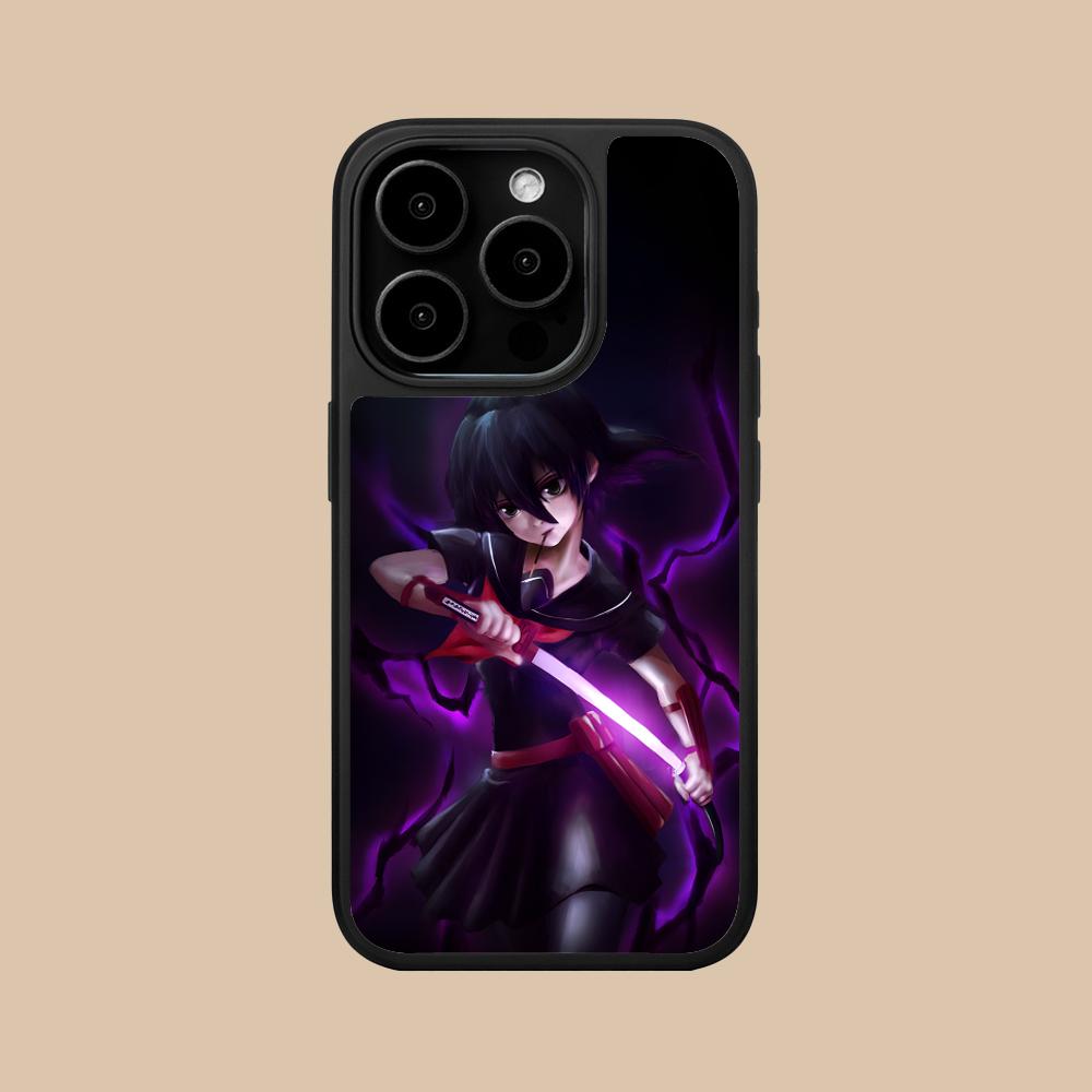Akame Kurome Matte Surface Mobile Phone Case for iPhone 17 16 15 14 13 12 11 Air Pro Max Plus Colorful Cover