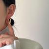 Brushed Metal Hoop Earrings: Unique, Exquisite, and Versatile Fashion for Women