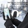 Guantes de esquí de invierno para hombre y mujer, resistentes al agua, resistentes al viento, para bicicleta de montaña, térmicos y cálidos, antideslizantes, para deportes de nieve y esquí