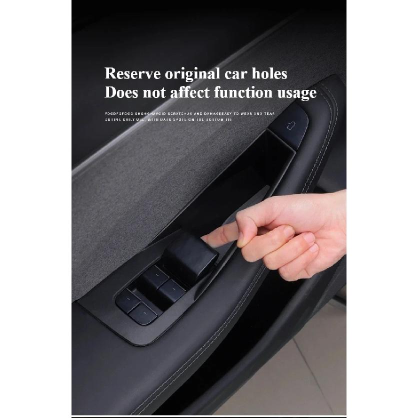 For Tesla Model 3/Y Juniper Model 3 Highland Car Door Handle Storage Box Inner Handle Organizer Container Tray Box Accessories