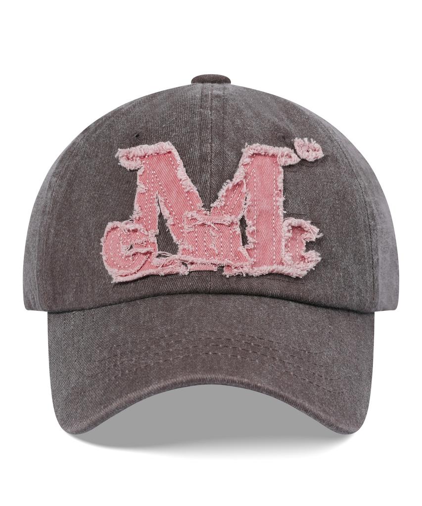 Mucent Vintage gewaschene Applikation Baseballkappe (12 Farben)