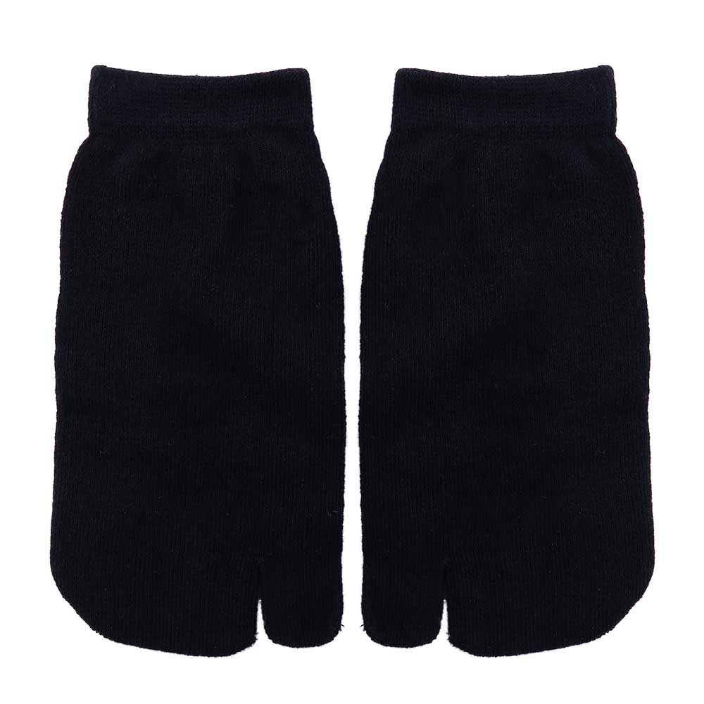Cotton Couple Tabi Socks Solid Comfortable Breathable Two Toe Socks Women Men Non-slip Invisible Low Cut Boat Sock